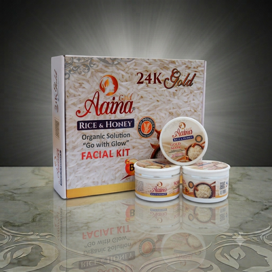 Aaina Gold Rice & Honey Facial Kit