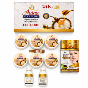 Aaina Gold 9-in-1 Facial Jar